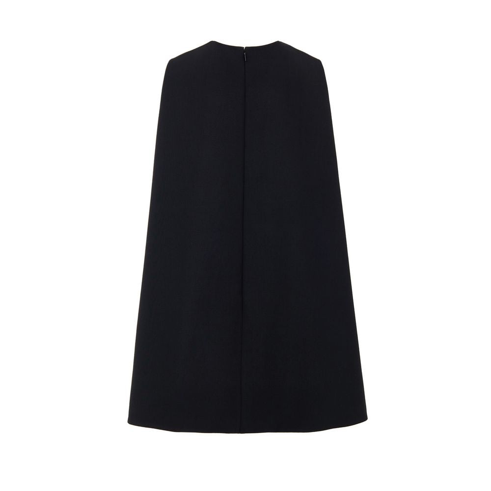 Gucci Black Wool Dress - Short Sleeveless Bell Design
