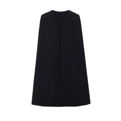 Gucci Black Wool Dress - Short Sleeveless Bell Design