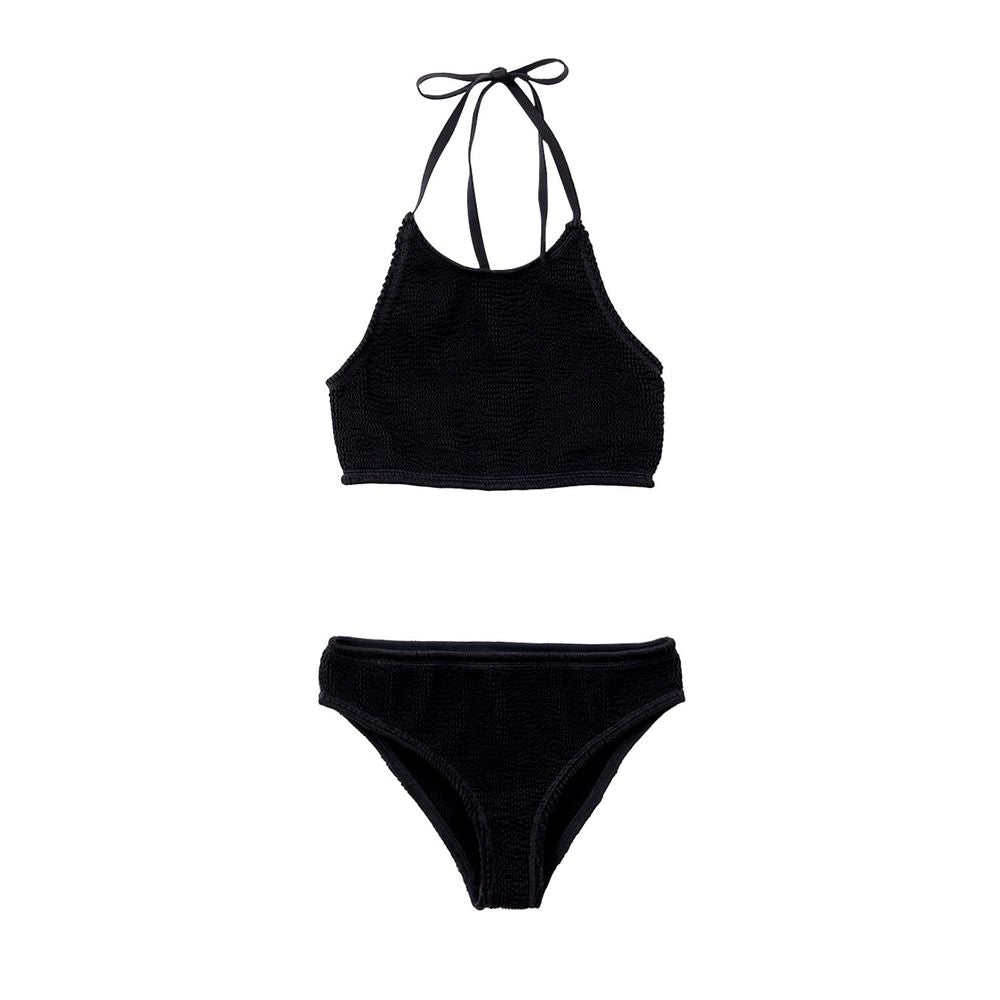 Bottega Veneta Black Halter 2 Piece Bikini