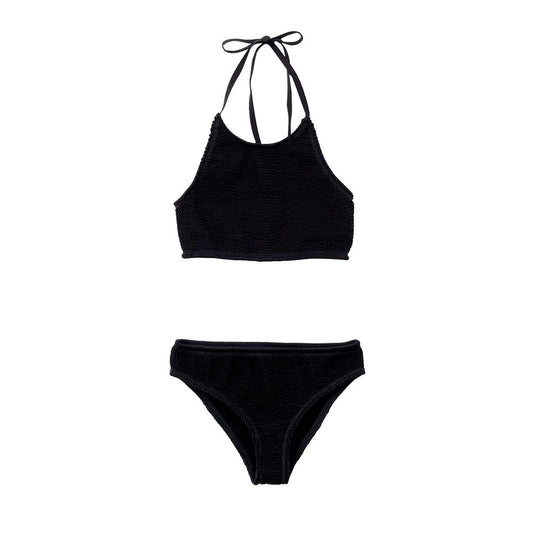 Bottega Veneta Black Halter 2 Piece Bikini