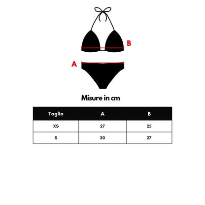 Bottega Veneta Black Halter 2 Piece Bikini