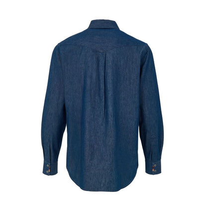 Paul Smith Blue Cotton Denim Shirt
