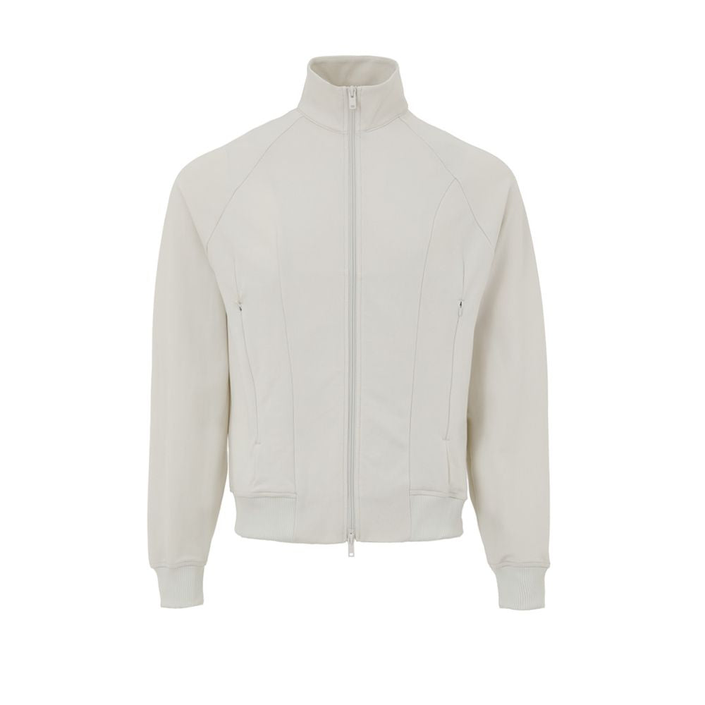 Y-3 White Polyamide Hoody - Slim Fit Technical Sweatshirt