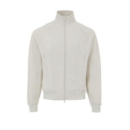 Y-3 White Polyamide Hoody - Slim Fit Technical Sweatshirt