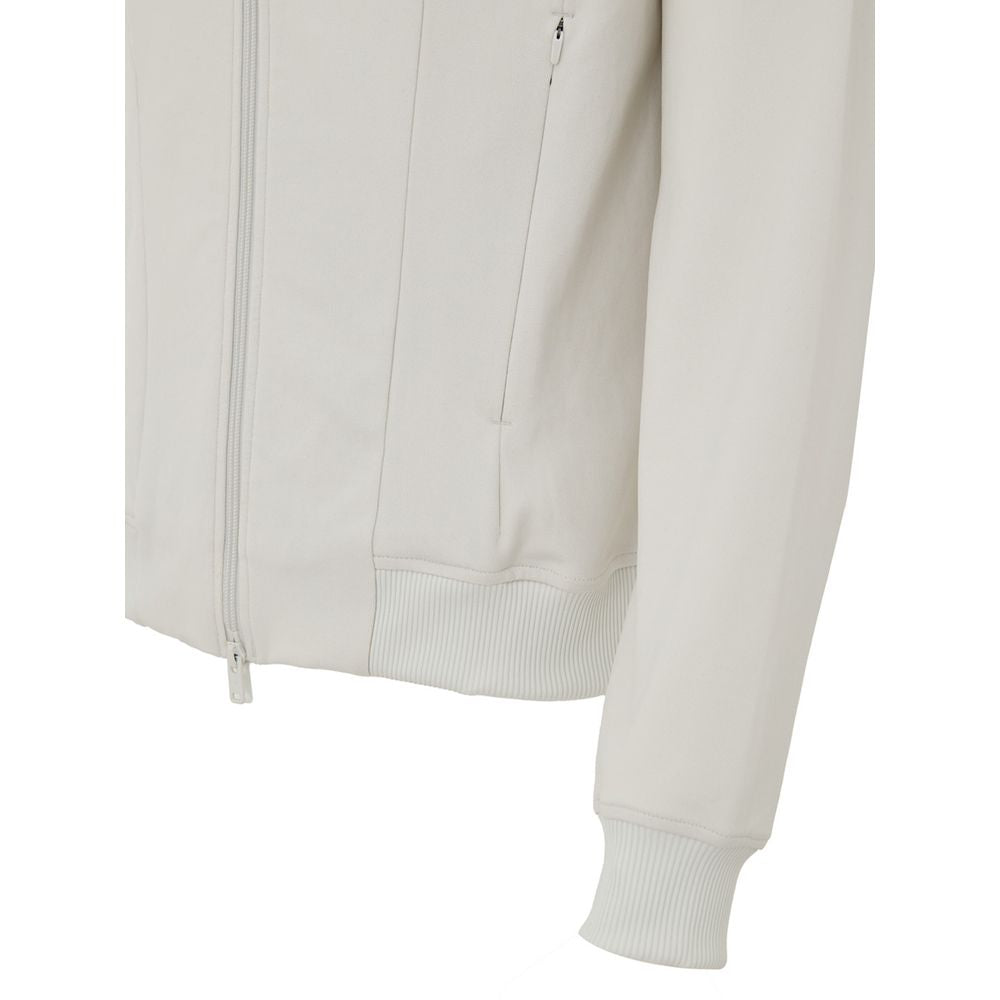 Y-3 White Polyamide Hoody - Slim Fit Technical Sweatshirt