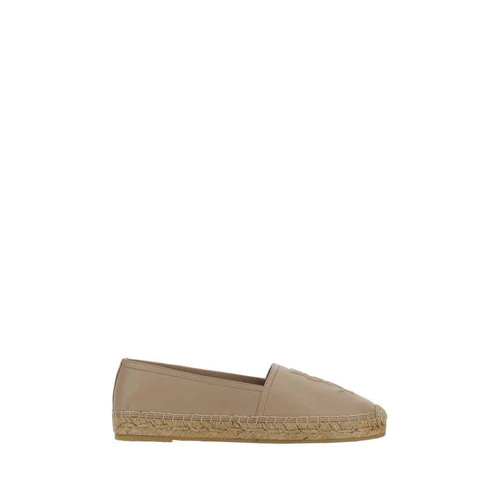 Saint Laurent Beige Brown Espadrilles - Timeless Elegance with a Modern Edge