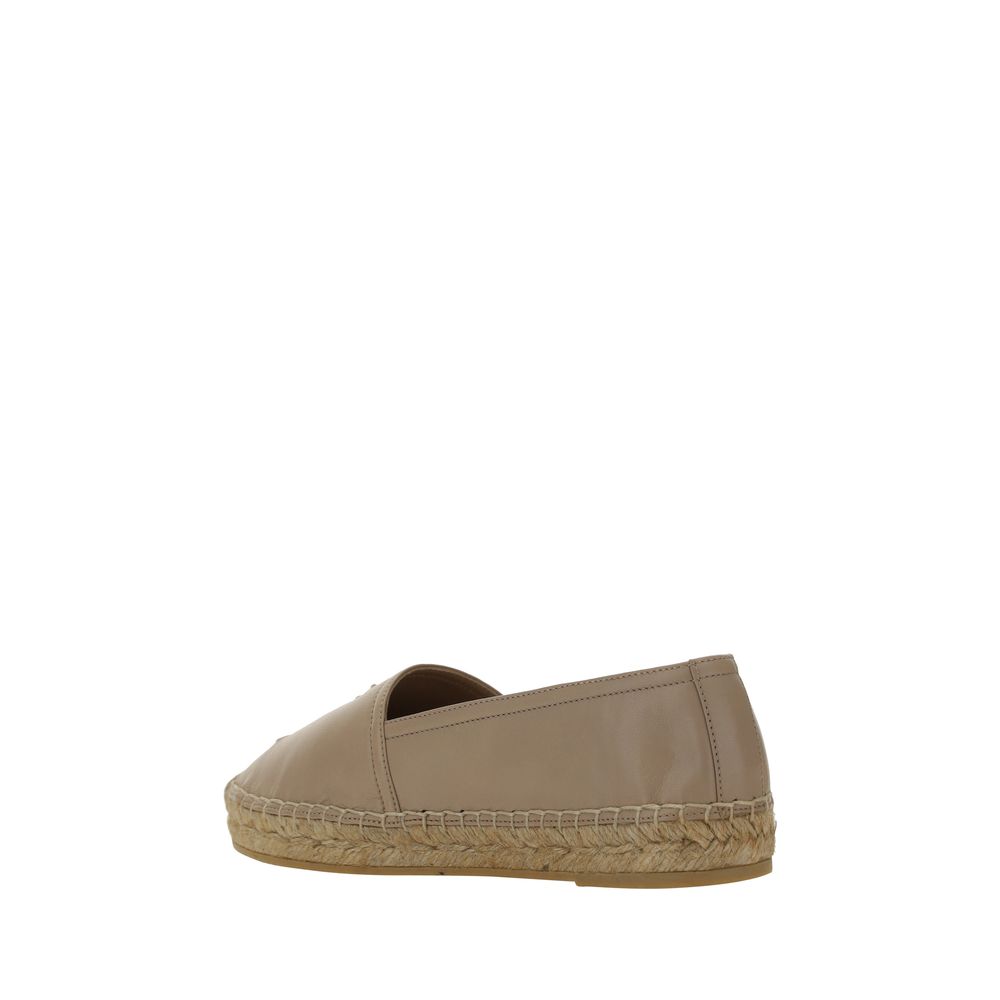 Saint Laurent Beige Brown Espadrilles - Timeless Elegance with a Modern Edge