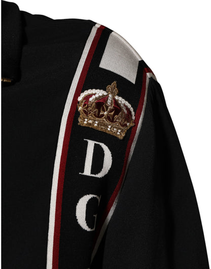 Dolce & Gabbana Black DG King Full Zip Sweatshirt