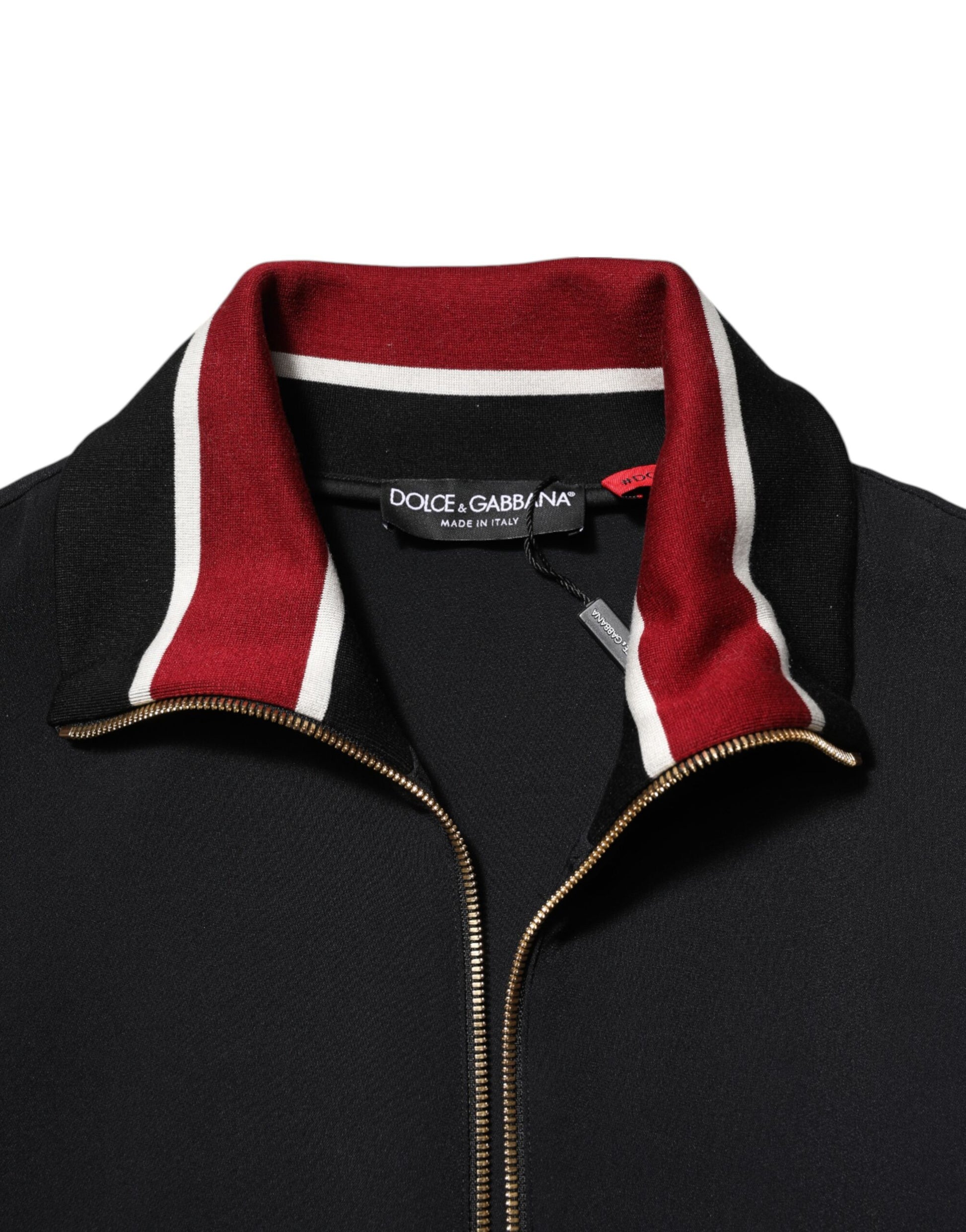Dolce & Gabbana Black DG King Full Zip Sweatshirt
