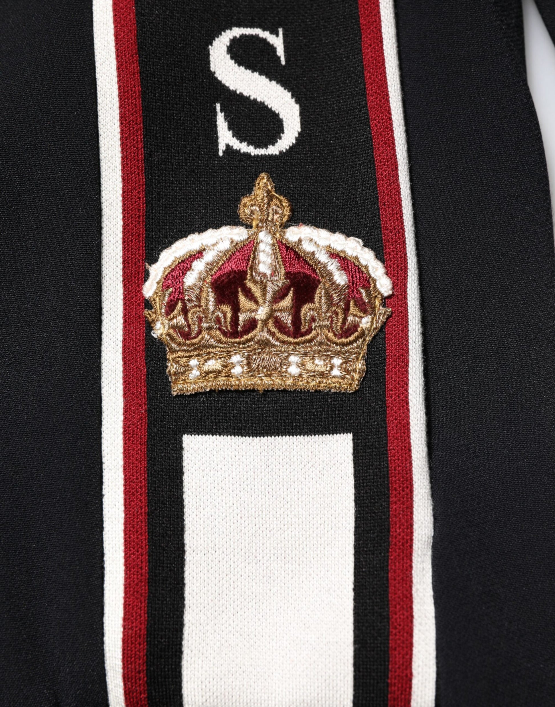 Dolce & Gabbana Black DG King Full Zip Sweatshirt