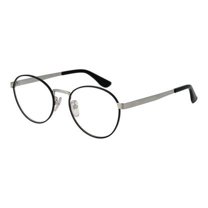 BMW Men's Black Optical Frames – Round Full-Rim Design
