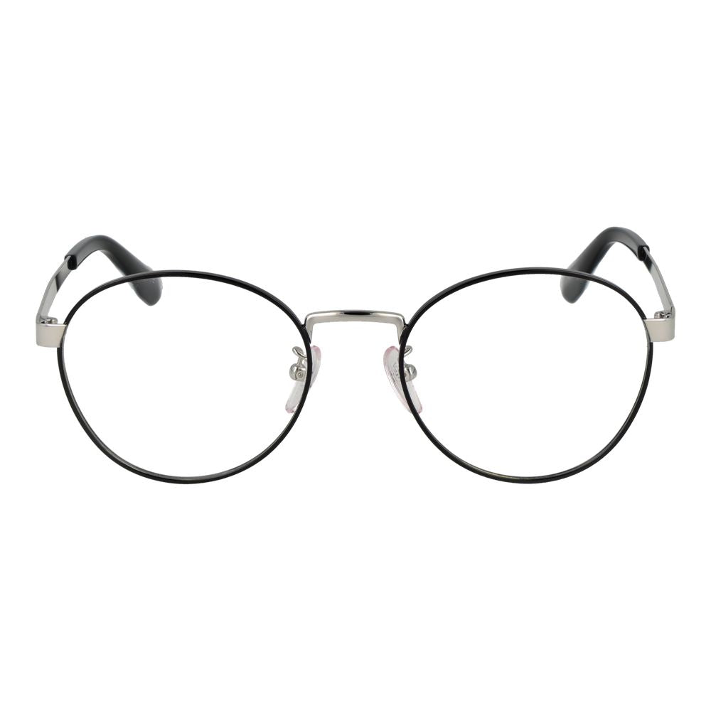 BMW Men's Black Optical Frames – Round Full-Rim Design