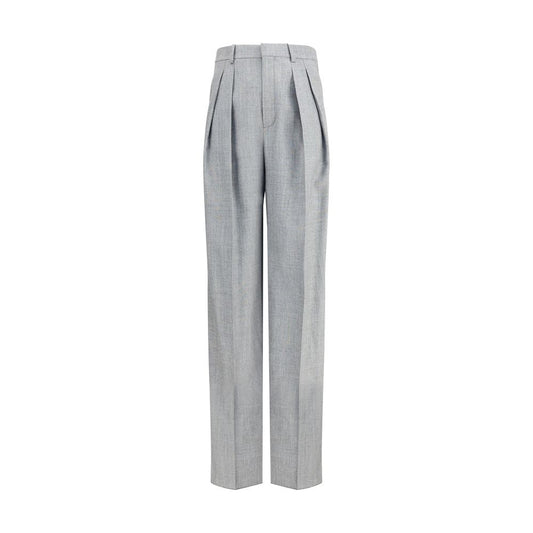 Saint Laurent Wool Wide Leg Pants