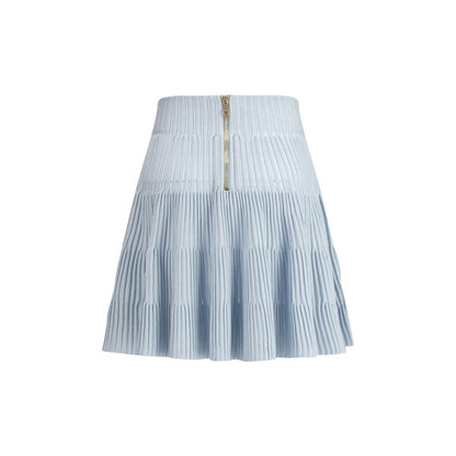 Balmain Knit Miniskirt - A Bold Fashion Statement