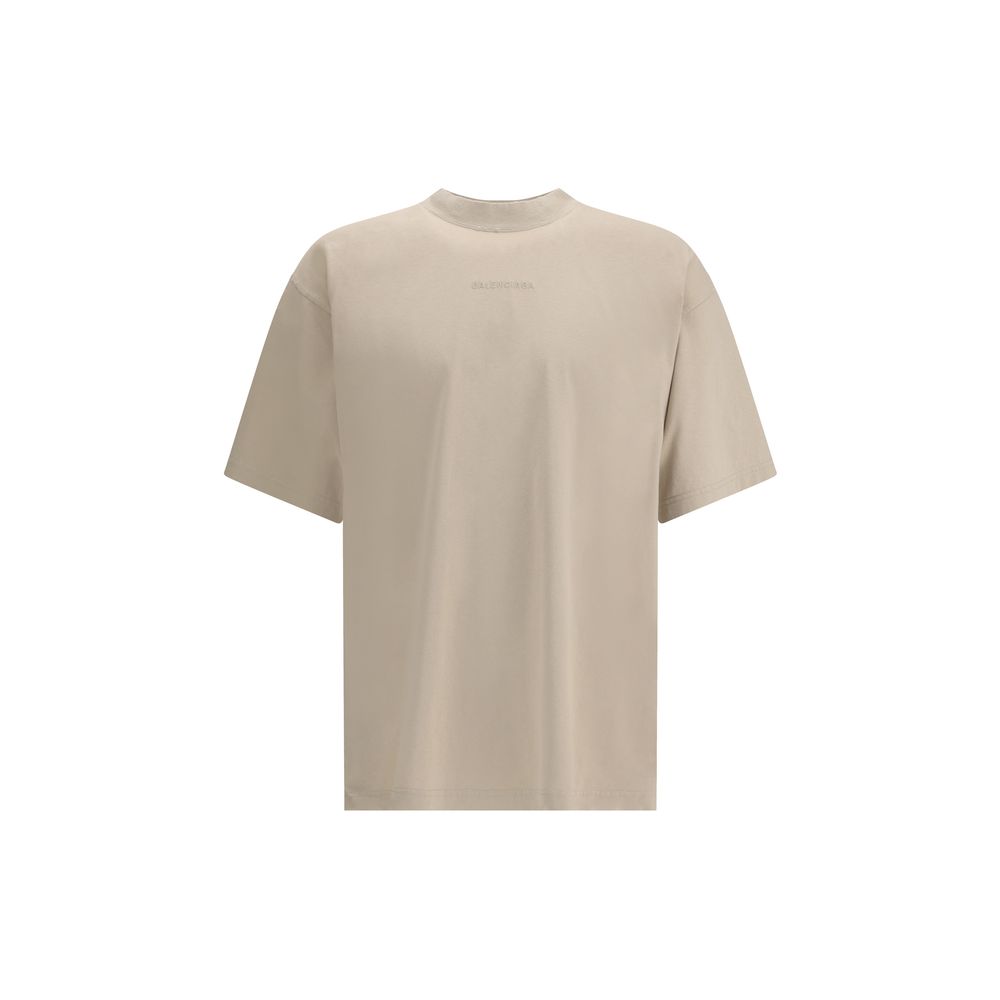 Balenciaga Logoed T-Shirt - Oversized Distressed Classic