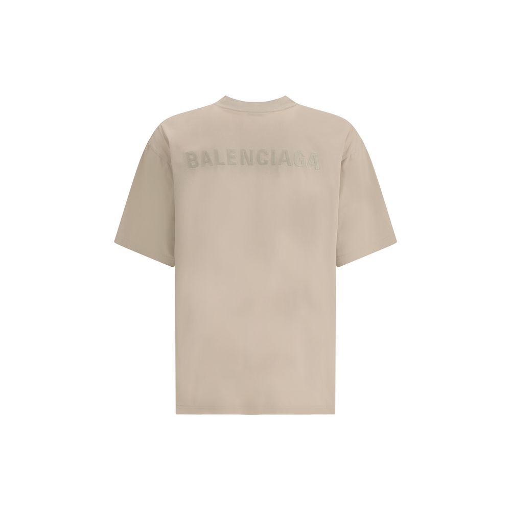 Balenciaga Logoed T-Shirt - Oversized Distressed Classic