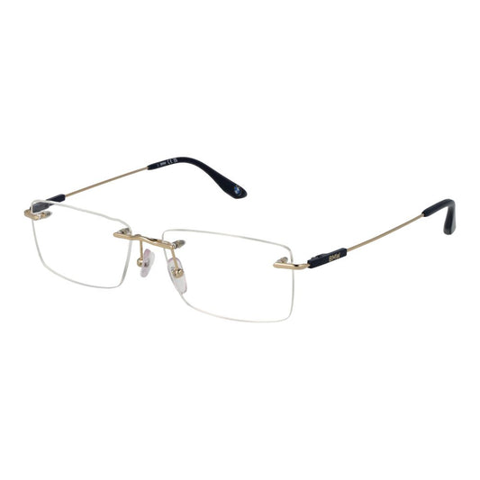 BMW Gold Men’s Optical Frames – Titanium Rimless Design