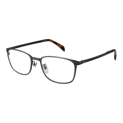 David Beckham Gray Men’s Optical Frames – Gunmetal Rectangle, 54mm