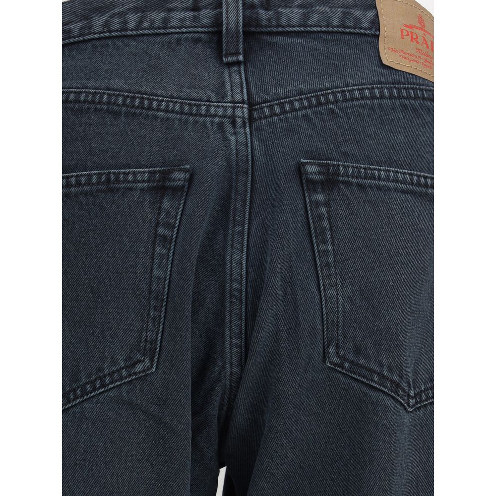 Prada Monochrome Jeans - Timeless Elegance Meets Modern Craftsmanship