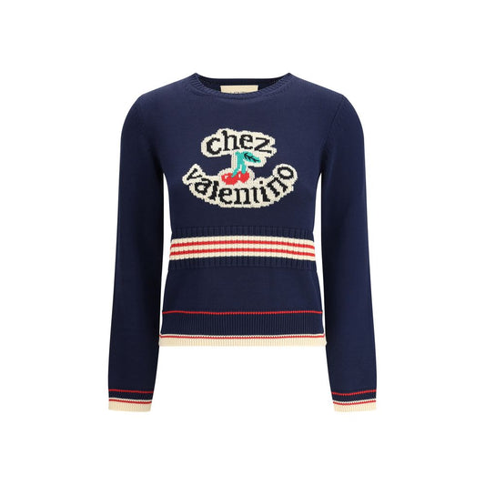 Chez Valentino Sweater - Playful Elegance for the Modern Wardrobe