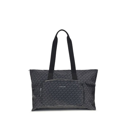 Michael Kors Tanner Large Tote Bag - Black Polyester