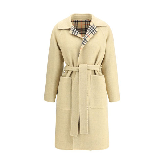 Burberry Reversible Wool Robe Coat