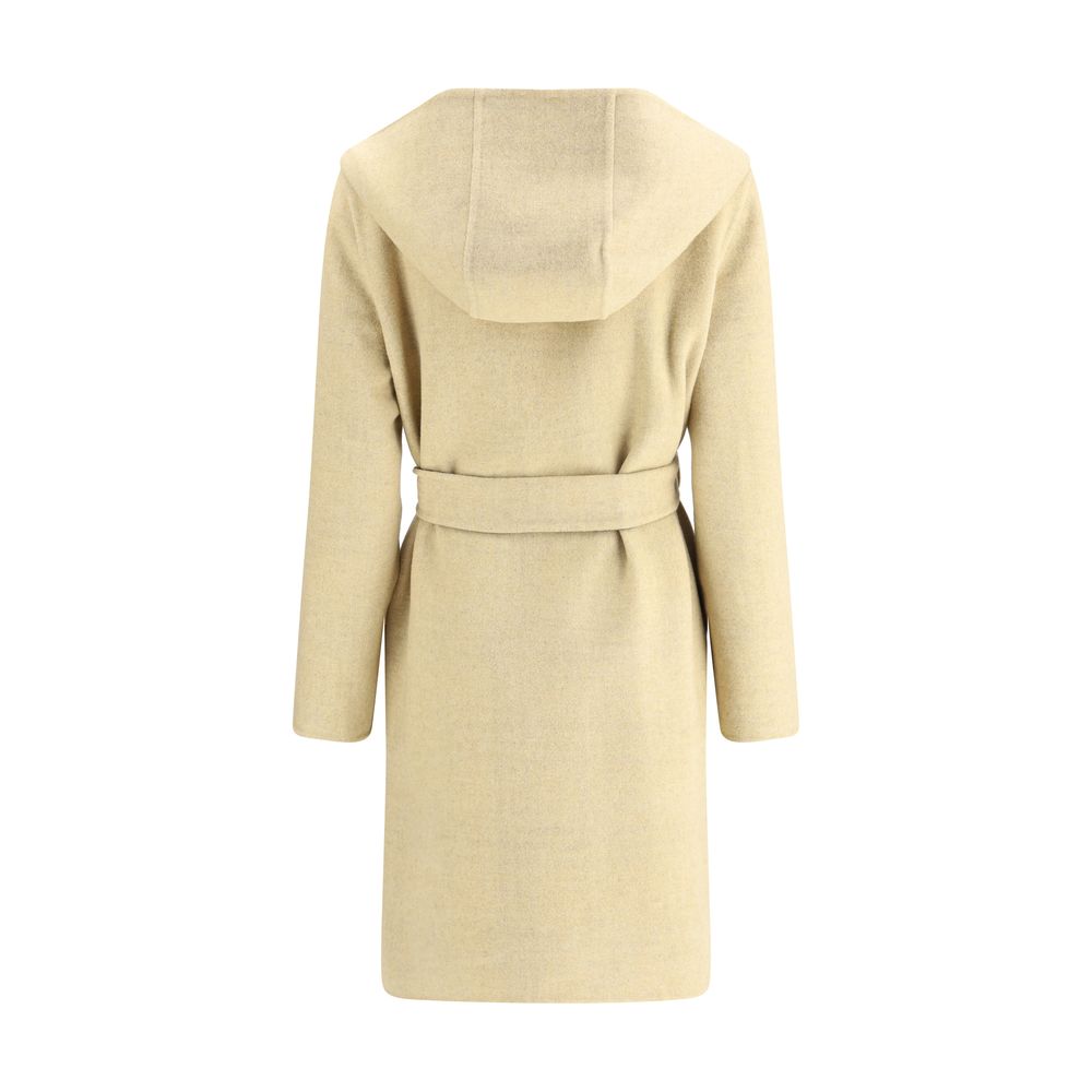 Burberry Reversible Wool Robe Coat