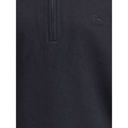 Burberry Cotton Sweatshirt with Archivio Check Pattern