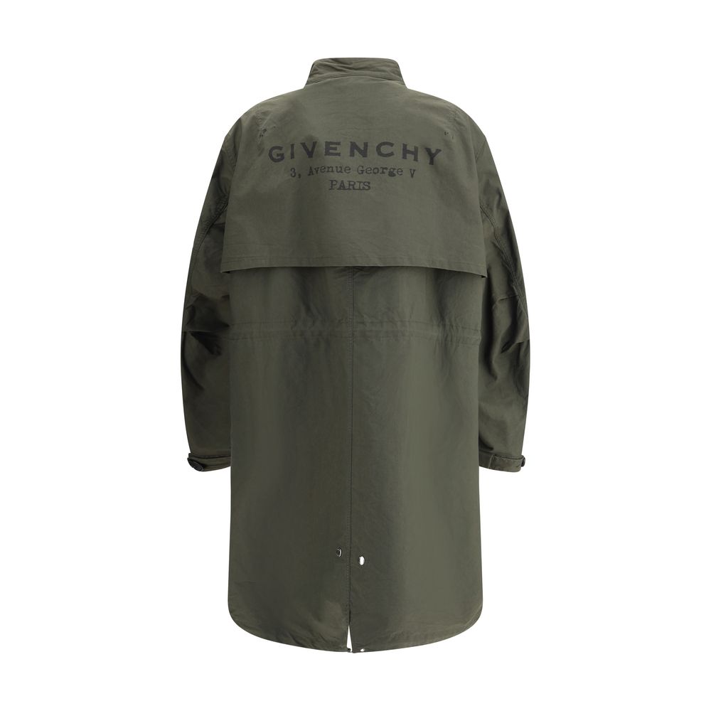 Givenchy Oversized Cotton Parka Jacket