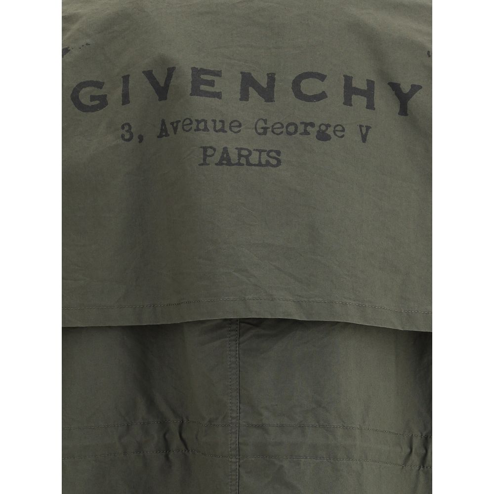 Givenchy Oversized Cotton Parka Jacket
