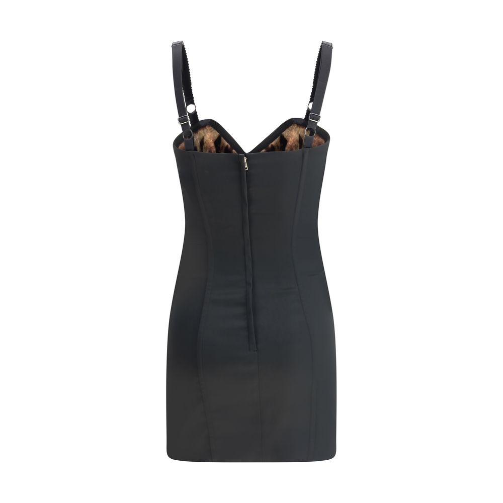Dolce & Gabbana Fitted Bodice Dress