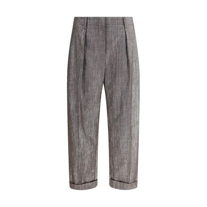 Brunello Cucinelli Lurex Effect Pants