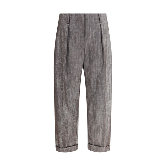Brunello Cucinelli Lurex Effect Pants