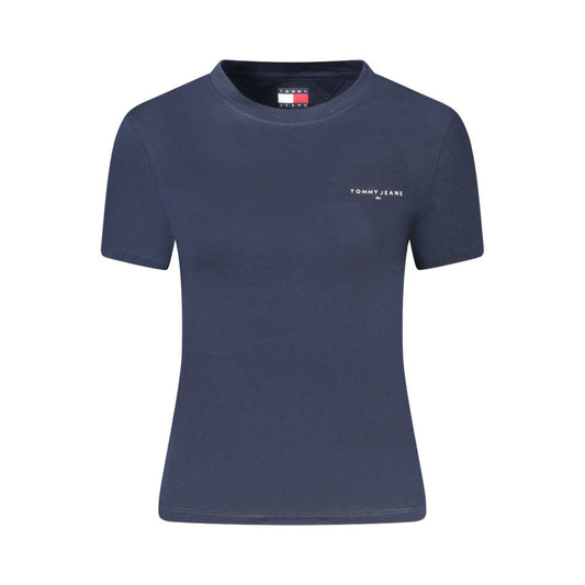 Tommy Hilfiger Blue Cotton Women T-Shirt