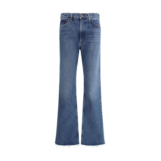 Agolde Leena Jeans - Cropped High Waist Denim