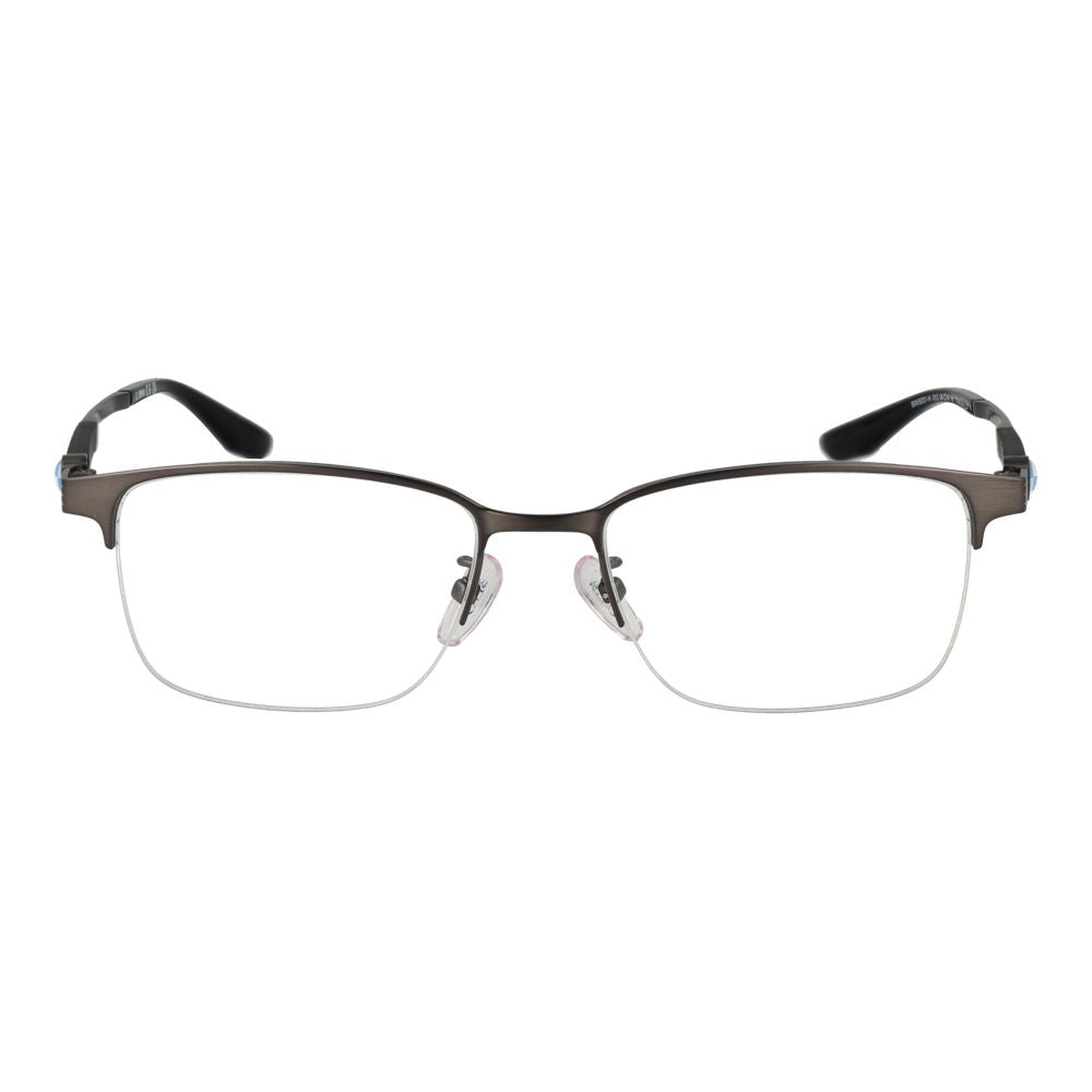 BMW Men's Gunmetal Half-Rim Optical Frames – 54mm
