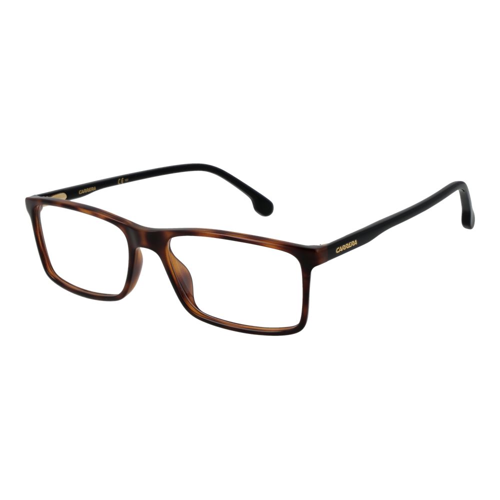 Carrera Brown Unisex Optical Frames – Rectangle Full-Rim, 55mm