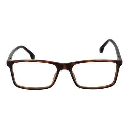 Carrera Brown Unisex Optical Frames – Rectangle Full-Rim, 55mm