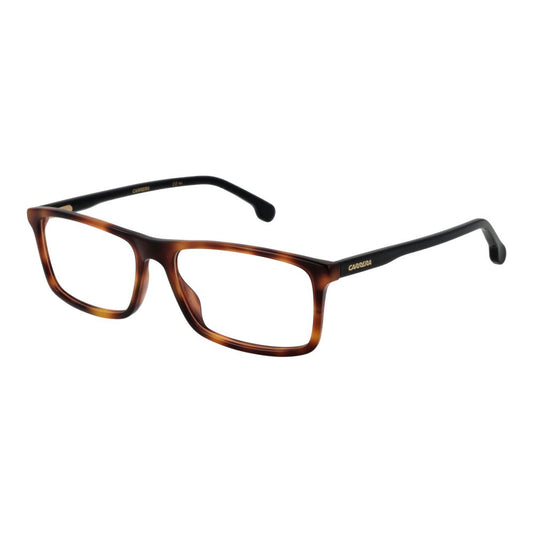 Carrera Brown Men’s Optical Frames – Rectangle Demo Lens