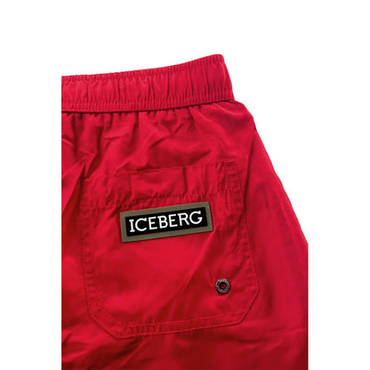 Iceberg Red Swimshorts for Men