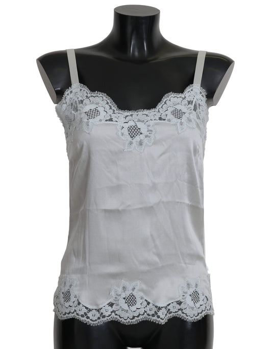  - Silk Stretch Floral Lace Chemise Dress