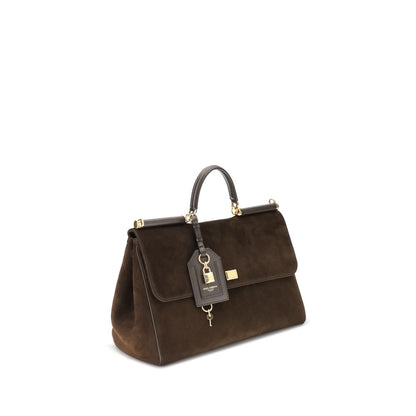 Dolce & Gabbana Sicily Suede Handbag