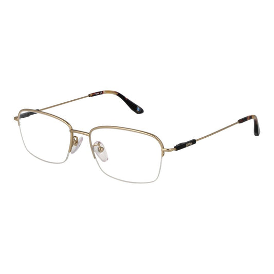 BMW Gold Men’s Optical Frames – Stylish Half-Rim Design, 56mm