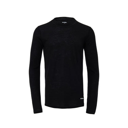 Jil Sander Black Polyester Long Sleeve T-Shirt