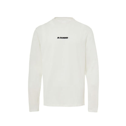 Jil Sander White Cotton Long Sleeve T-Shirt