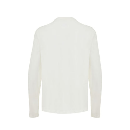 Jil Sander White Cotton Long Sleeve T-Shirt