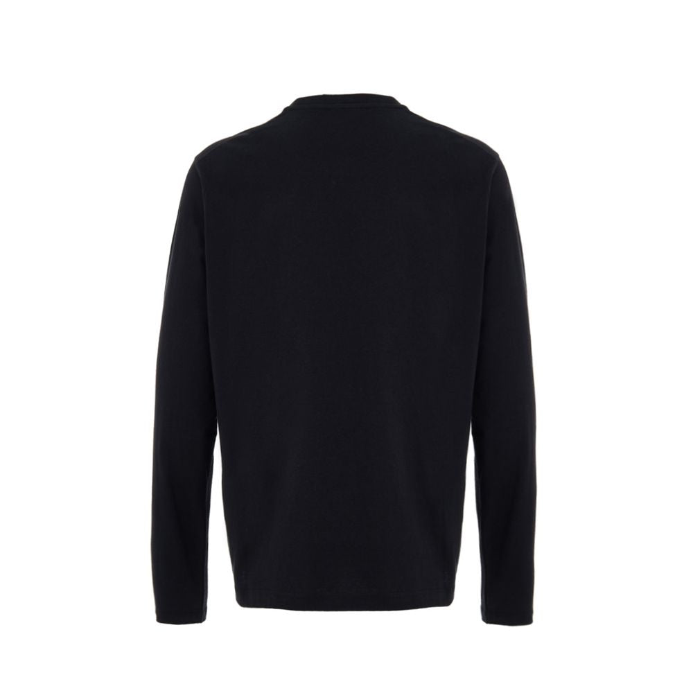 Jil Sander Black Cotton Long Sleeved T-Shirt