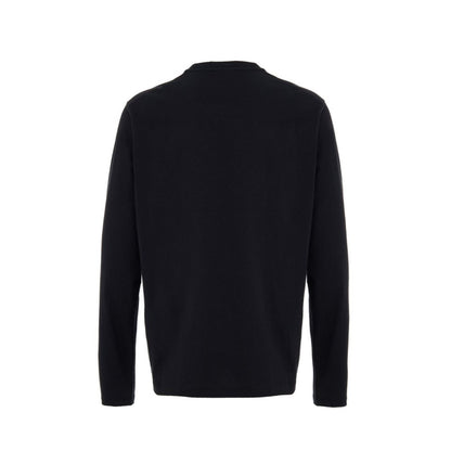 Jil Sander Black Cotton Long Sleeved T-Shirt
