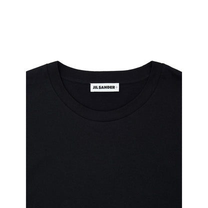 Jil Sander Black Cotton Long Sleeved T-Shirt