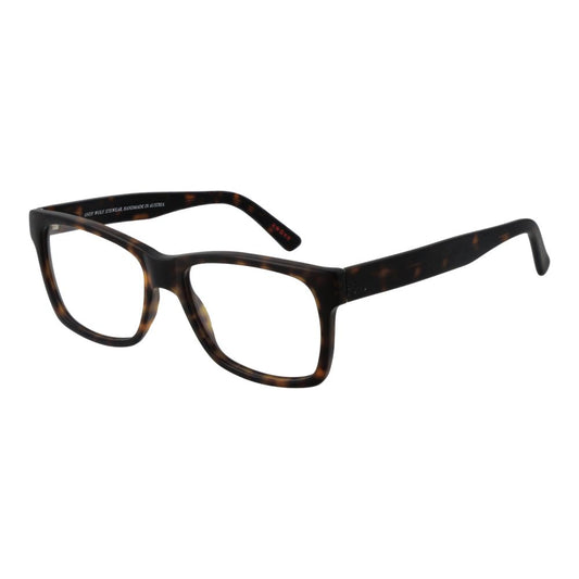 Andy Wolf Brown Unisex Optical Frames – Rectangular Full-Rim, 54mm